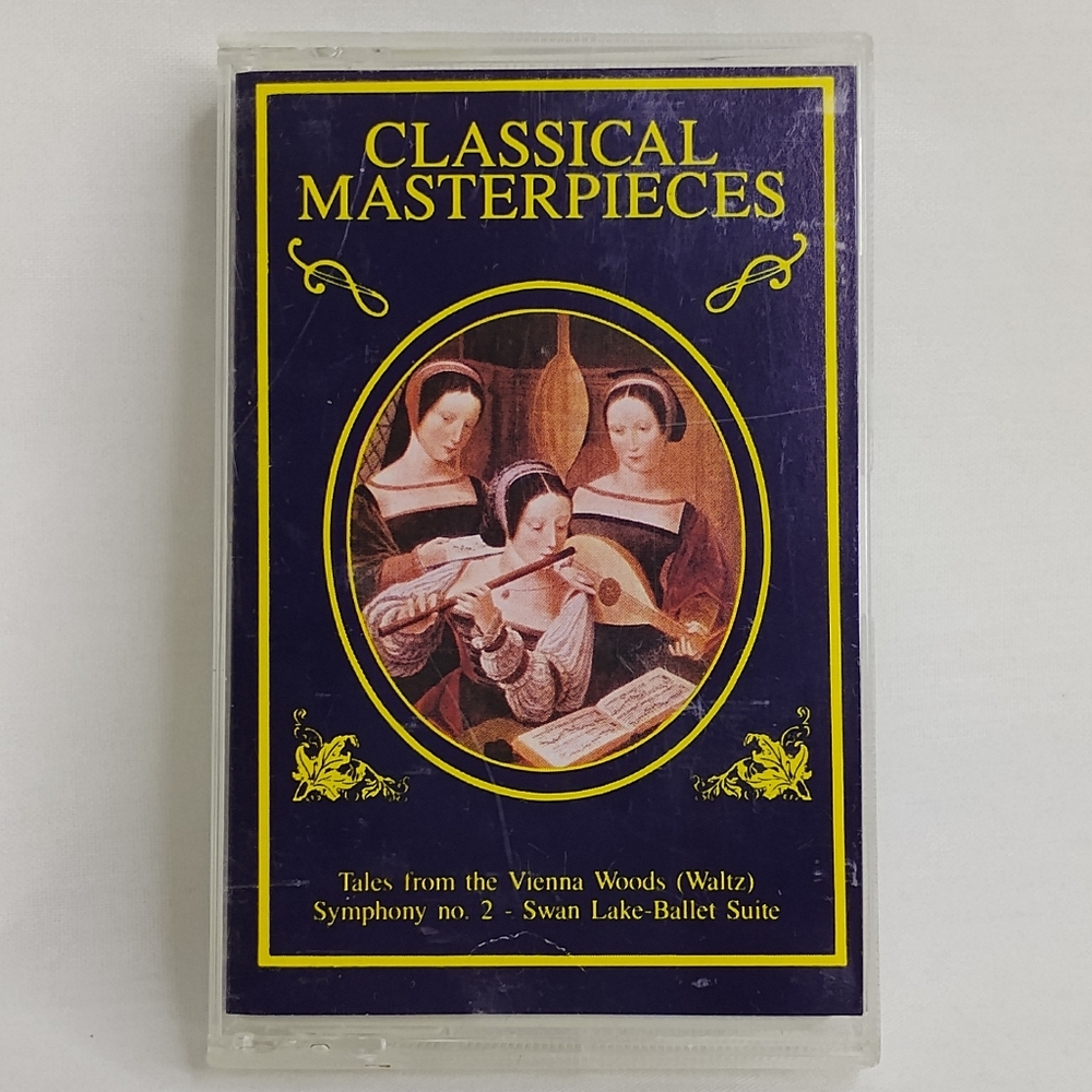 Vintage Classical Masterpieces Cassette Retro Tape Symphony Music Chopin Mozart